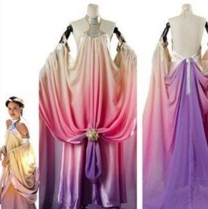 Padme Amidala rainbow lake dress size l